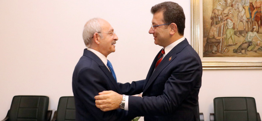 CHP lideri Kılıçdaroğlu Meclis'te İmamoğlu ile görüştü