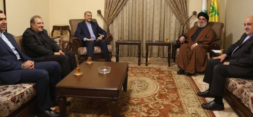 İran Dışişleri Bakanı, Hizbullah lideri Nasrallah ile bir araya geldi