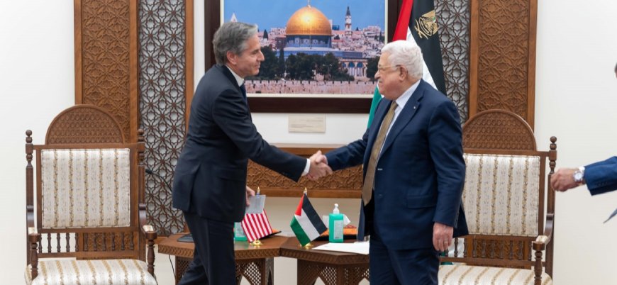 ABD Dışişleri Bakanı Blinken Filistin'de 'iki devletli çözüm' çağrısı yaptı