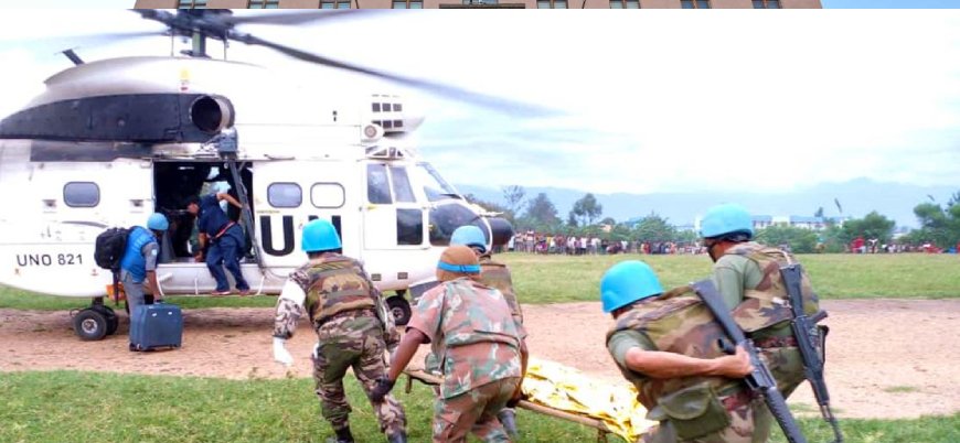 BM barış gücü helikopteri Kongo'da saldırıya uğradı: 1 ölü