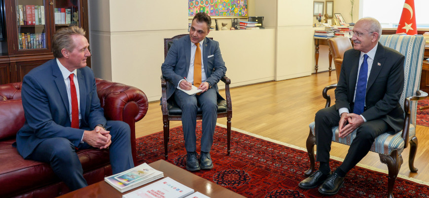 Kılıçdaroğlu, ABD Büyükelçisi ile bir araya geldi