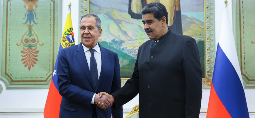 Rusya Dışişleri Bakanı Lavrov Venezuela'da: Batı'nın şantajına karşı güçleri birleştirmek gerek