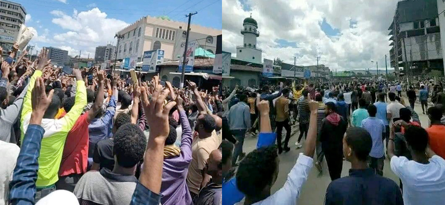 Etiyopya güçleri camilerin yıkılmasını protesto eden Müslümanlara saldırdı: 3 can kaybı