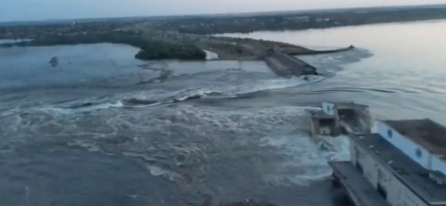 Batılı ülkeler Ukrayna'da barajın vurulmasından Rusya'yı sorumlu tuttu