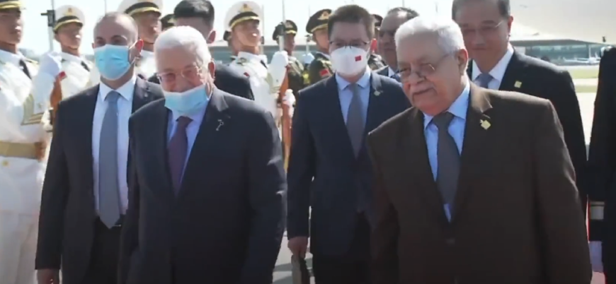 Filistin yönetimi lideri Mahmud Abbas Çin'de
