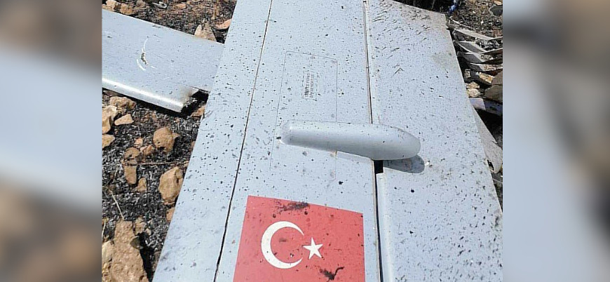 "Süleymaniye'de Türkiye'ye ait insansız hava aracı düştü"