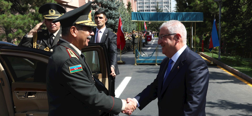 Milli Savunma Bakanı Güler Azerbaycanlı mevkidaşı Hasanov ile görüştü