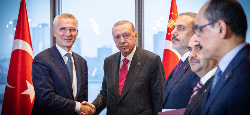 Erdoğan NATO Genel Sekreteri Stoltenberg ile ABD'de görüştü