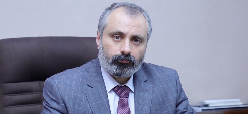 Karabağ'daki Ermeni yönetiminin Dışişleri Bakanı David Babayan yakalandı