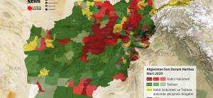 Afganistan son durum haritası (Mart 2020)