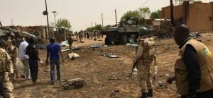 Mali'de Fransız askerlerine yönelik bombalı saldırının görüntüleri ortaya çıktı