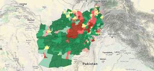 Afganistan interaktif son durum haritası