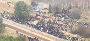 Belarus-Polonya sınırına göçmen akını