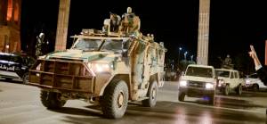 Silahlı gruplardan Libya'nın başkenti Trablus'ta Dibeybe'ye destek için gövde gösterisi