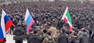 Çeçen savaşçılar dua ve zikirlerle Ukrayna'ya karşı savaşmaya gitti