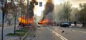Ukrayna'nın başkenti Kiev'de patlamalar