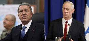 Savunma Bakanı Akar İsrailli mevkidaşı Gantz ile görüştü