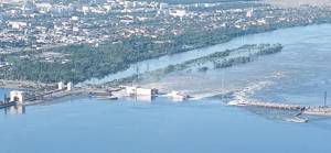 Ukrayna'da Rusya kontrolündeki baraj vuruldu