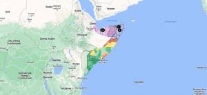 Somali interaktif son durum haritası