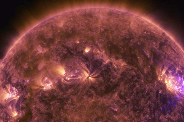 Nasa Güneş'teki Radyasyon Dalgalarını Kaydetti