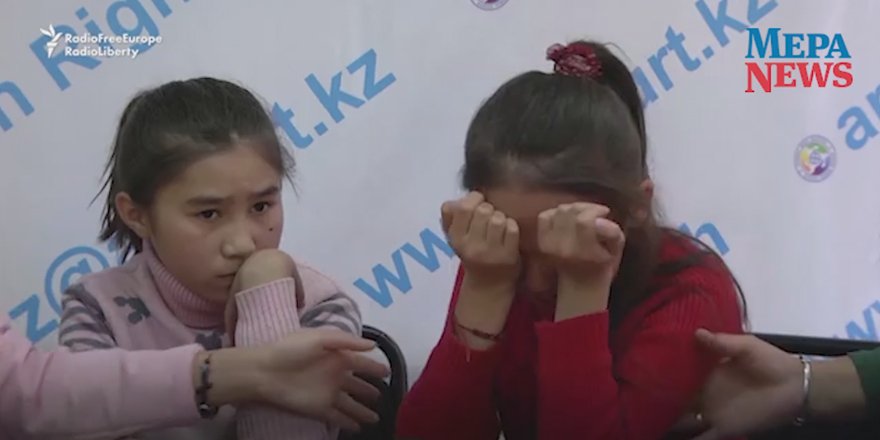 Kazak çocuklar Çin'in toplama kamplarındaki ebeveynlerinin serbest bırakılmasını istiyor